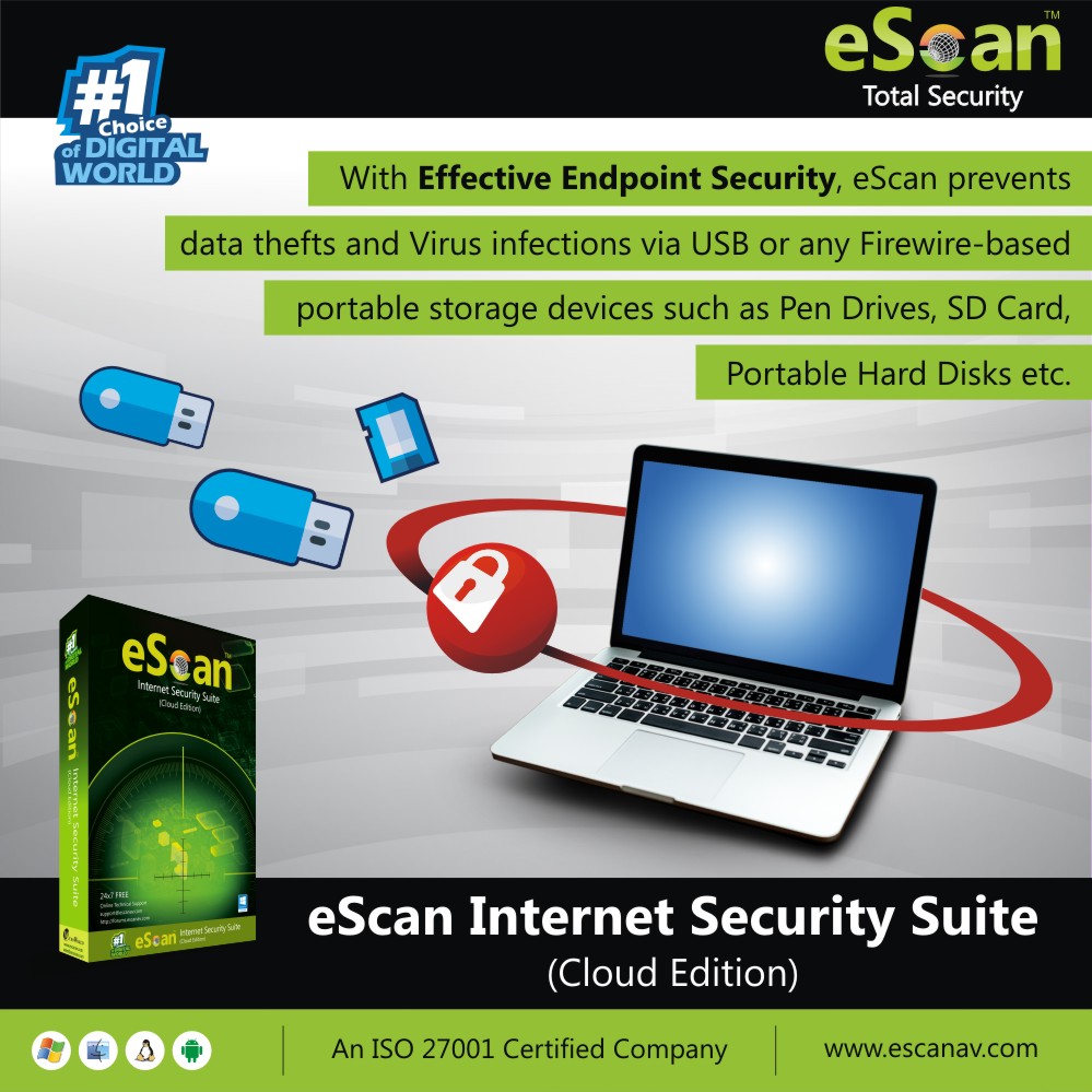 eScan Internet Security Suite with Cloud Security Version 14 - 1 User, 1  Year (Email Delivery in 2 Hours - No CD) : Amazon.in: Software