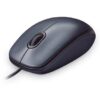 Logitech M90 USB Wired Mouse (Black)