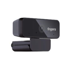 FINGERS 1080 Hi-Res Webcam with 1080P wide-angle lens for high-quality video calls and streaming.