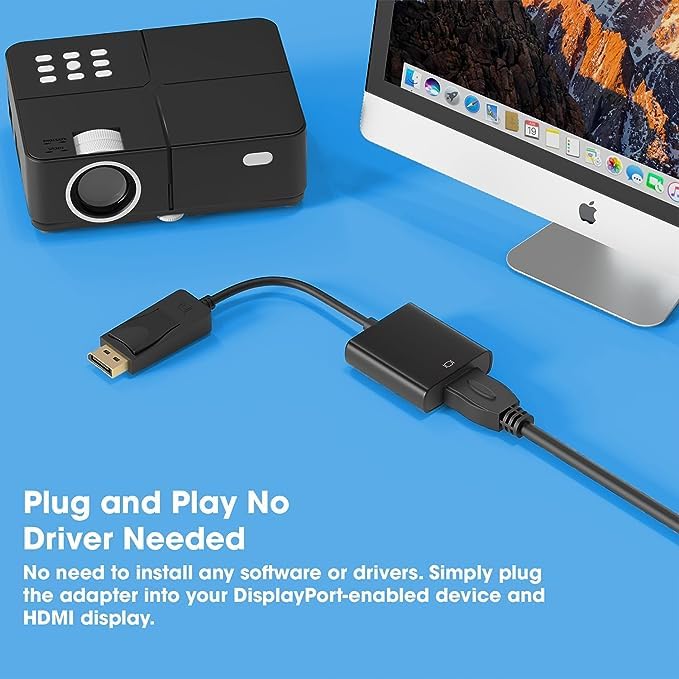DP Male to HDMI Female converter