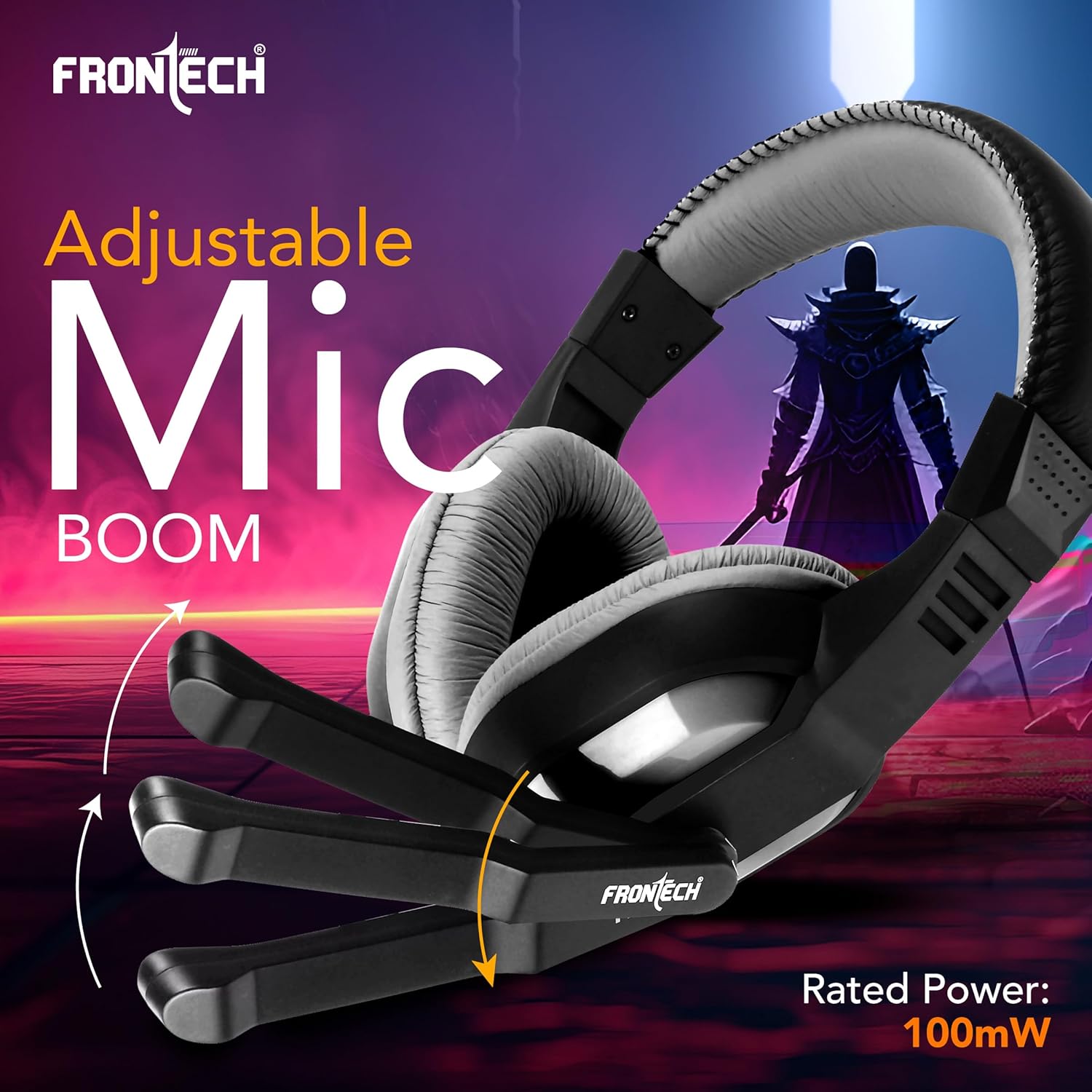 FRONTECH USB Wired Multimedia Headphone HF-3447 - Image 4