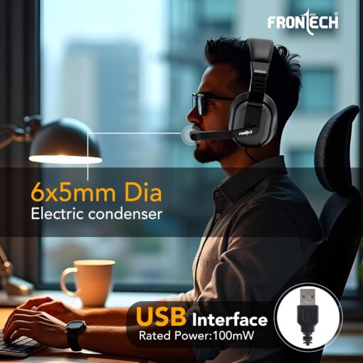 FRONTECH USB Wired Multimedia Headphone HF-3447
