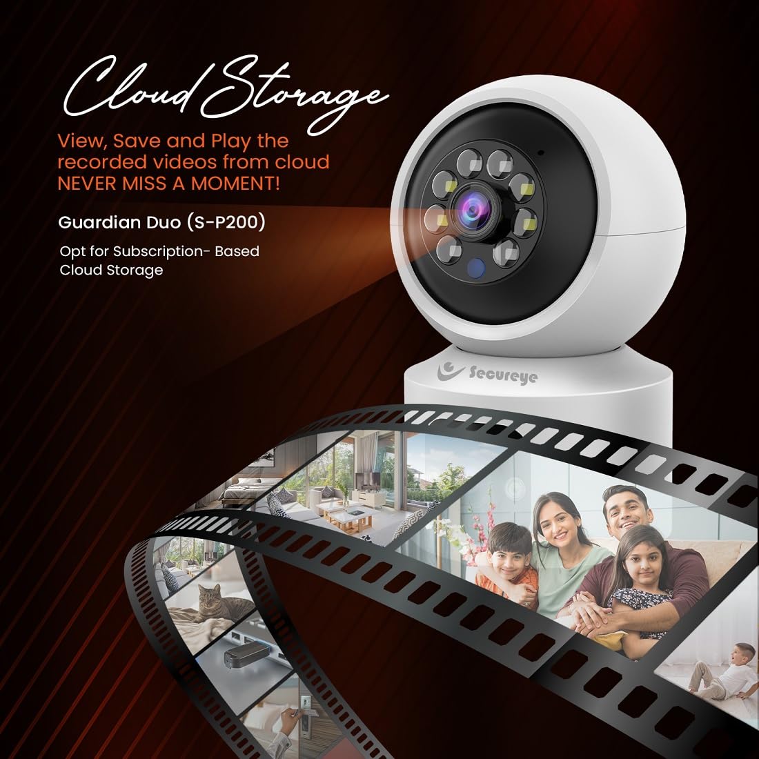 Secureye Guardian Duo WiFi Dual Vision 2MP Camera - Image 5